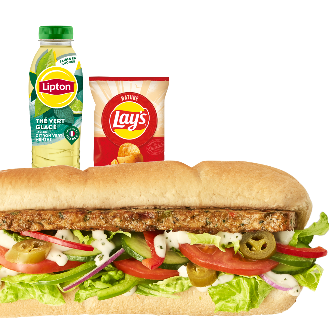 Menu SUB15 Galette de légumes