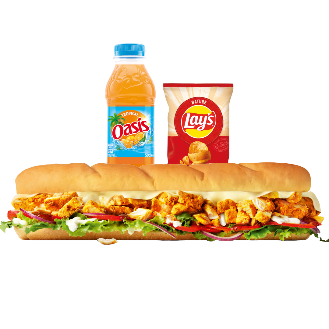 Menu SUB30 Poulet Tikka