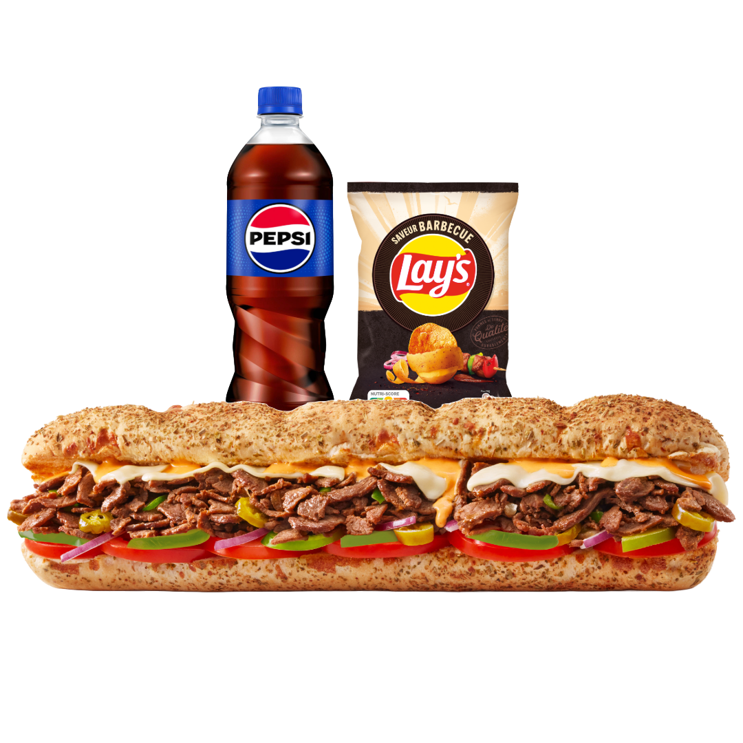Menu SUB30 Steak & Cheese