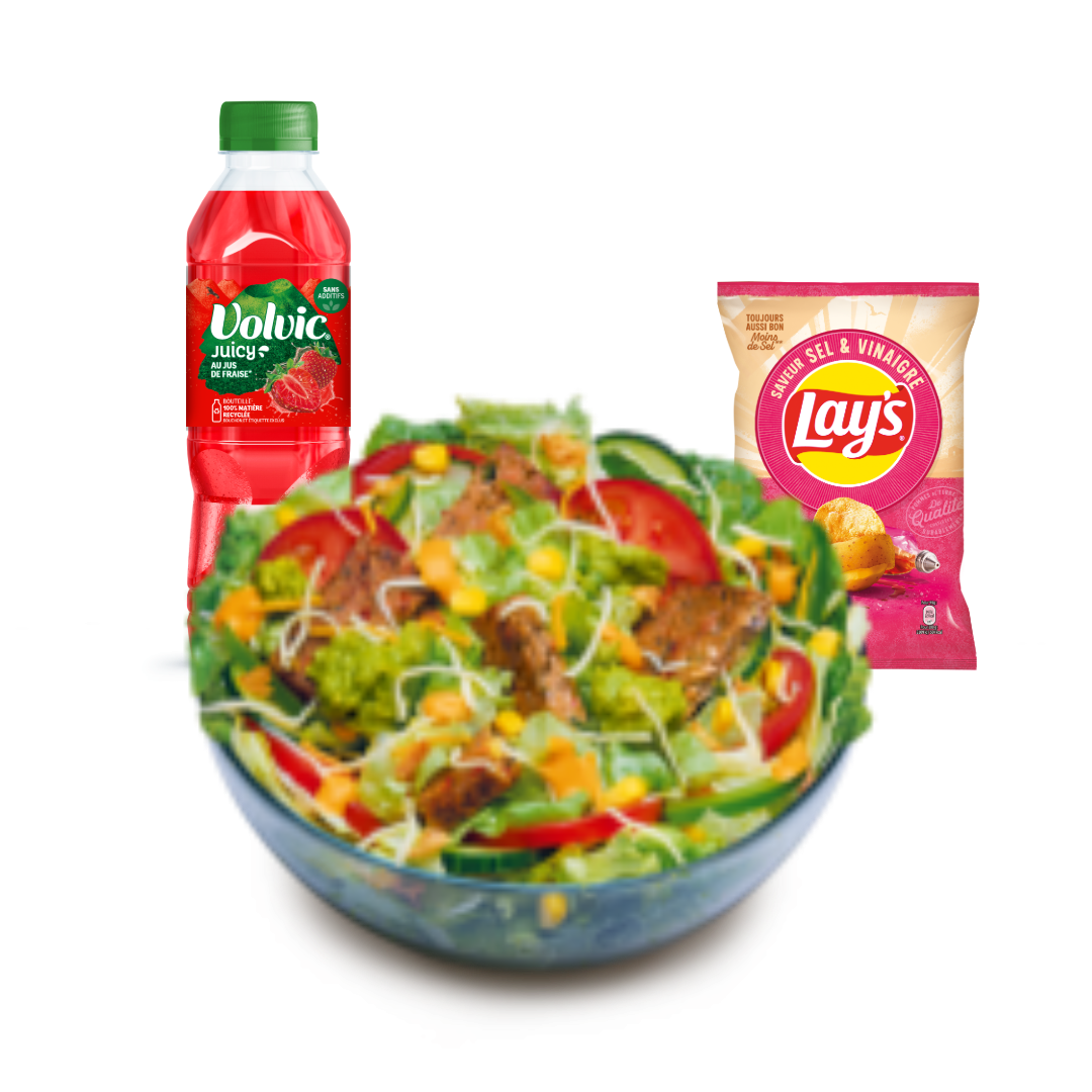 Menu Salade Galette de légumes