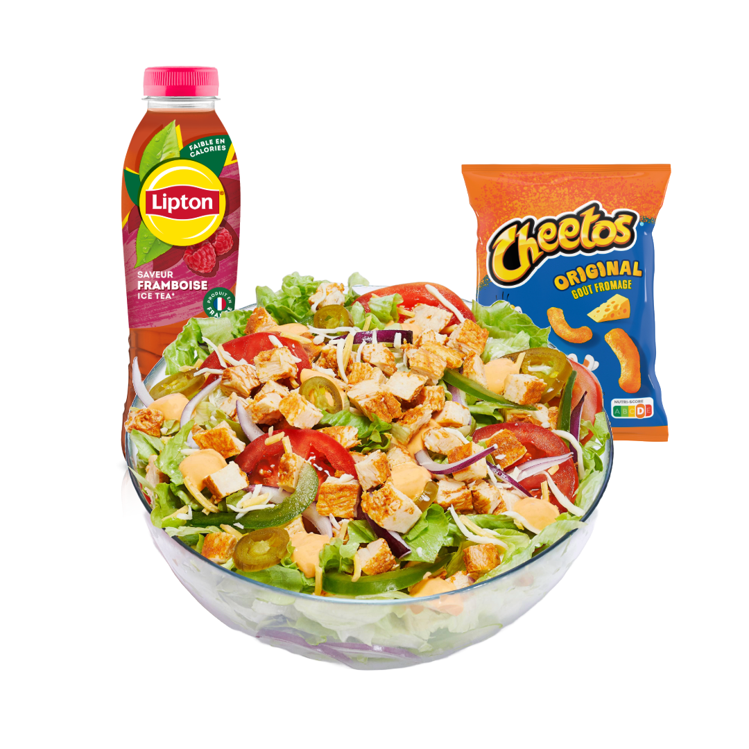Menu Salade Poulet Tikka