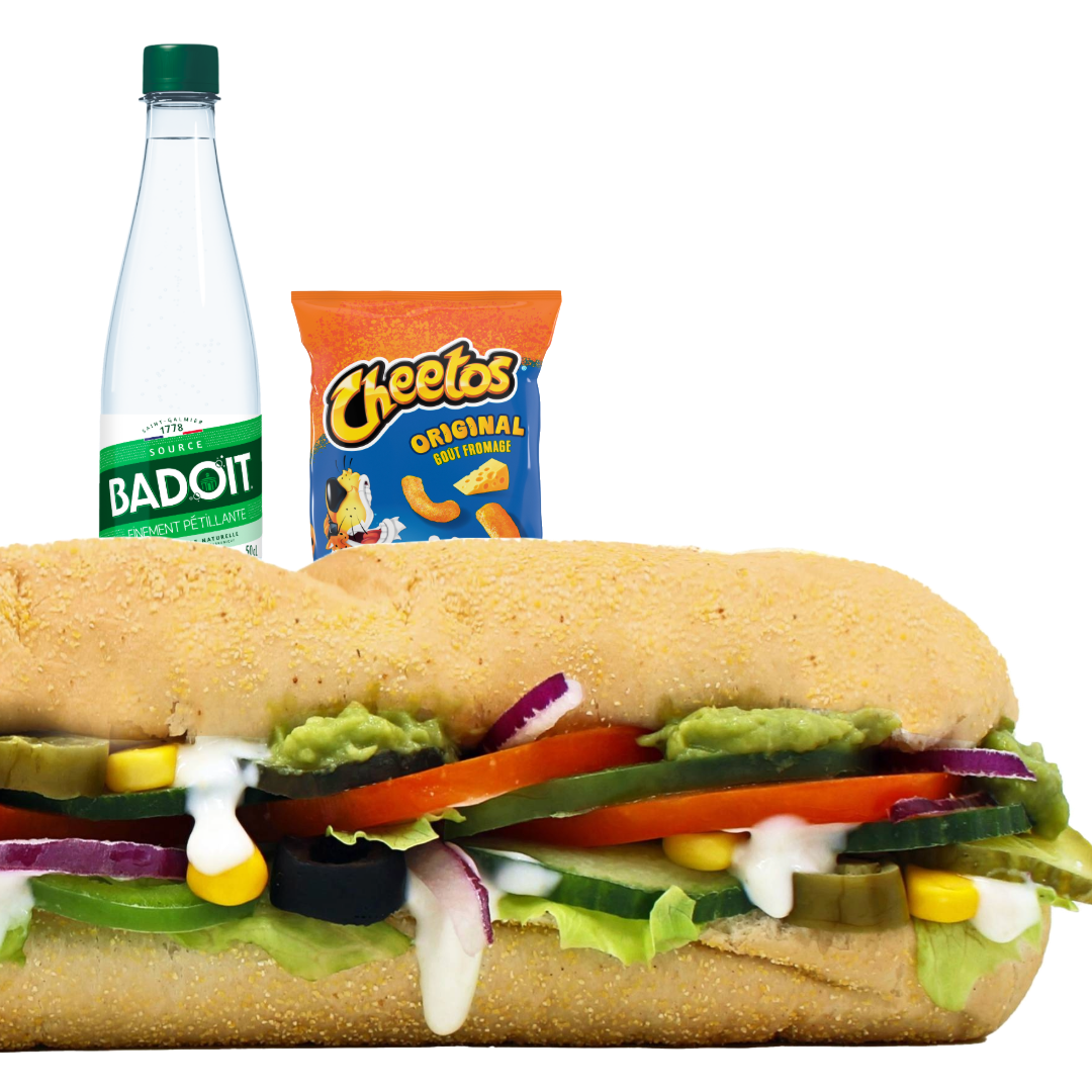 Menu SUB15 Veggie Delite