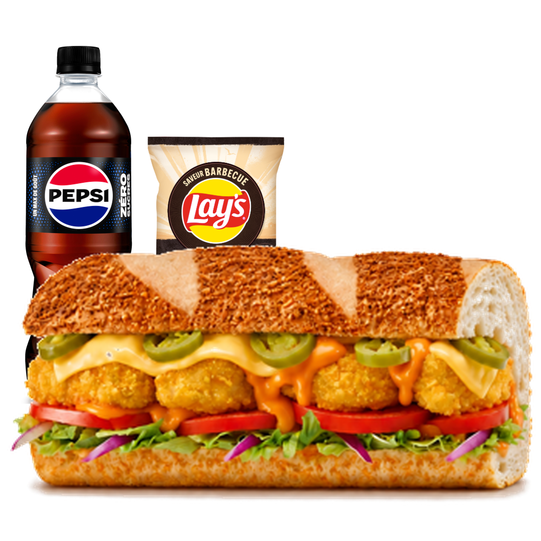 Menu SUB15 Crunchy Chicken & Cheddar